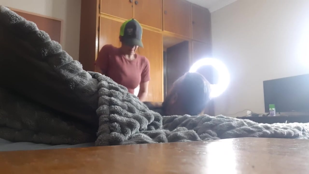 She Notices Camera During Threesome and Doesn't Mind - MILF Cowgirl Doggy