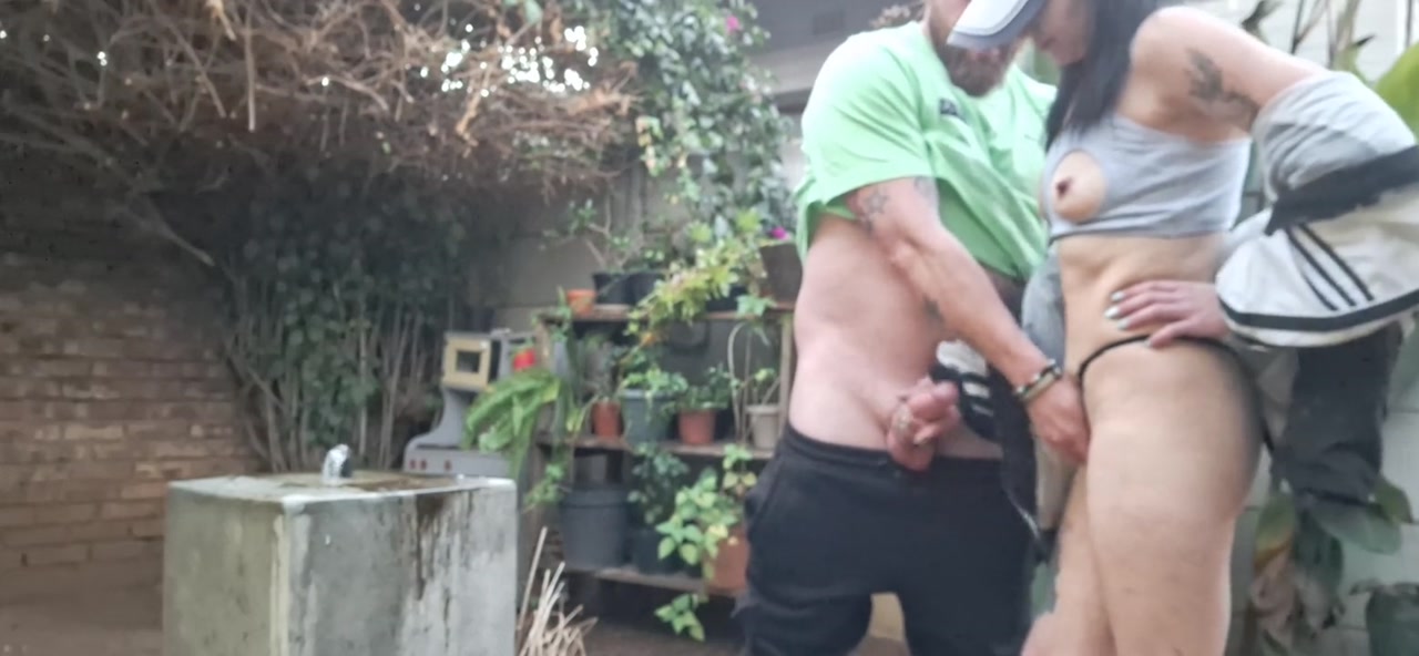 Outdoor Doggy Style Fuck With Horny South African MILF