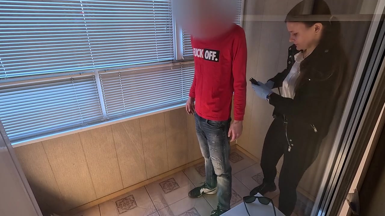 Flirty Airport Security Bitch Roughly Fucked in Mouth and Pussy