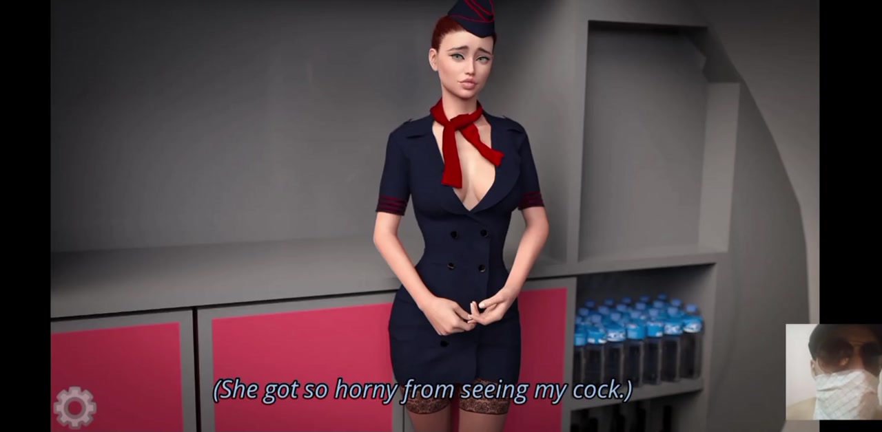 Air Hostess Sees My Big Dick In Plane Toilet, Then I Fuck Her Hard - Part 2