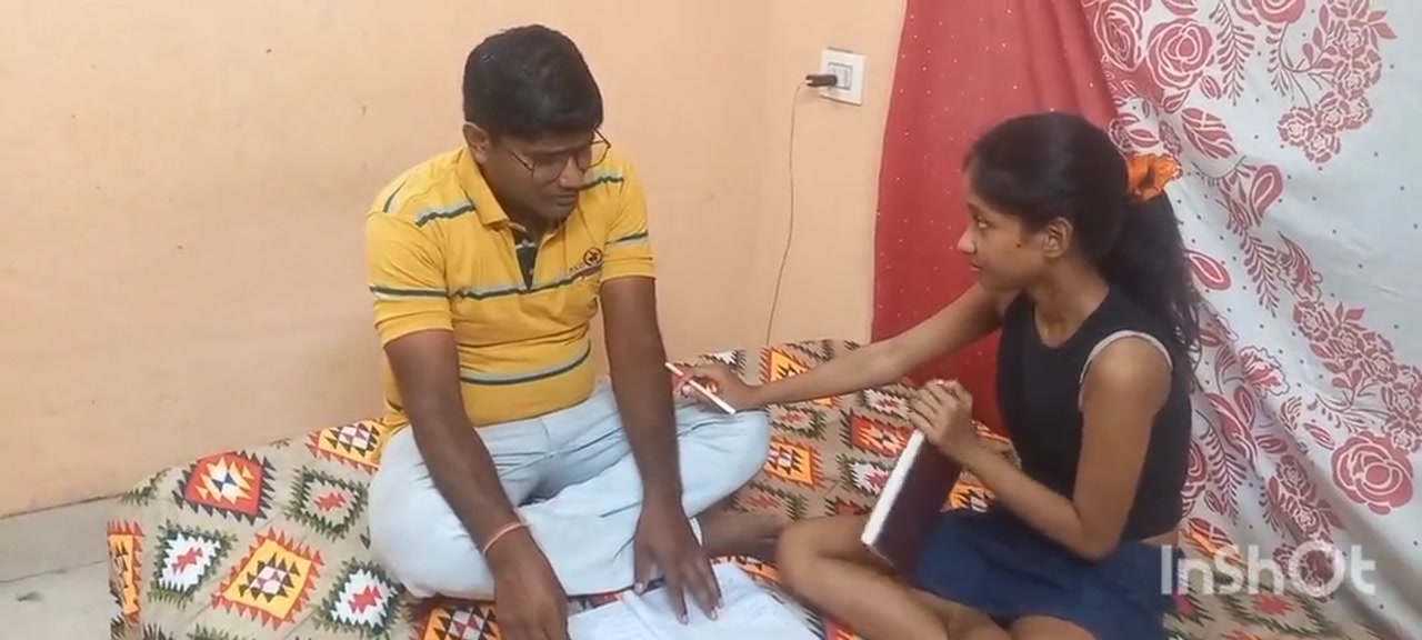 Student in a Short Skirt Smothers Her Teacher in a Hotel Room